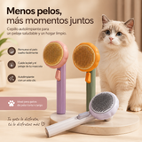 🐾 Cepillo Autolimpiante para Mascotas | Elimina el Pelo con un Solo Clic